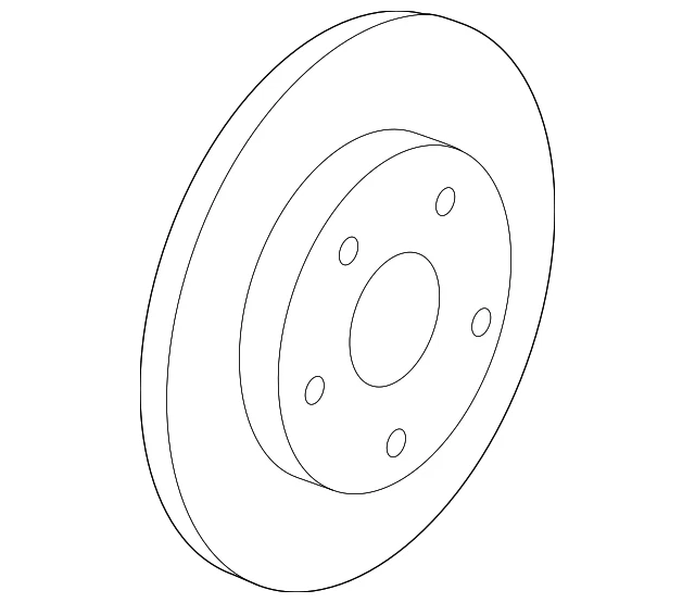 Rotor de freno de disco trasero genuino GM 23118533 Foto 1 de 2