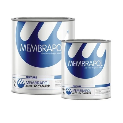 MEMBRAPOL ANTI UV CAMPER BIANCO PURO Kg 1,15 (1+0,15)