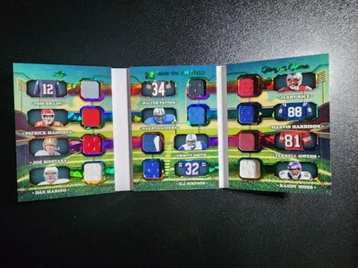 12 MEM ON THE FIELD 2025 Leaf Glory of the Game Football GAME USED PATCH #3/9 - Image 1 of 4