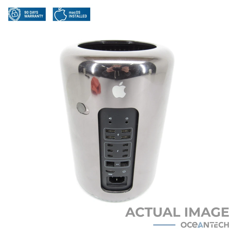 Apple Mac Pro A1481 Intel E5-2697 v2 2.70Ghz 64GB RAM 256GB SSD Monterey 2x D700 - Image 1 of 4