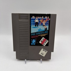 Nintendo NES Pro Wrestling Video Game Cartridge Authentic, Clean, Tested 5 Screw