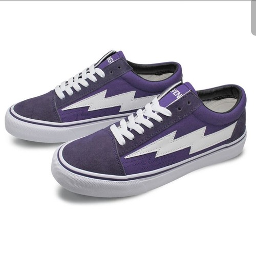 VANS Revenge Storm viola scuro bianco uomo 7 donna 8 5 circa nuovo con scatola 100% autentico