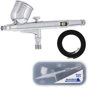 Master Airbrush Model G23 Multi-Purpose Dual-Action Gravity Feed Airbrush Set Kt - Picture 1 of 5