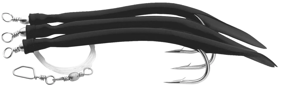 Sänger Aquantic 3er Gummi Makk System 8/0 B Meeresvorfach Pilkvorfach - Bild 1 von 1