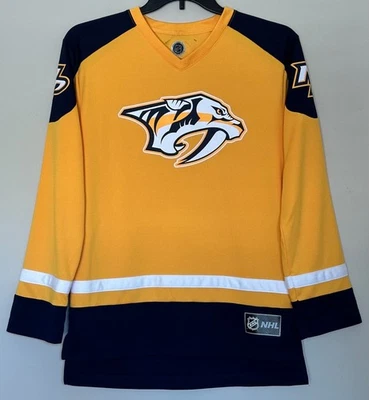 NHL Nashville Predators Forsberg #9 Hockey Jersey Youth Size XXL (18) Boys Shirt - Image 1 of 4