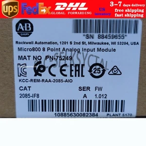 Neu AB 2085-IF8 Micro800 8 Punkt Analog Eingangsmodul 2085IF8 US kostenlose Steuer - Bild 1 von 8