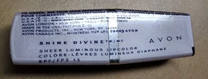 Avon Shine Divine Sheer Luminous Lipcolor LSF 15 Pflaume Glasur 2003 versiegelt - Bild 1 von 5