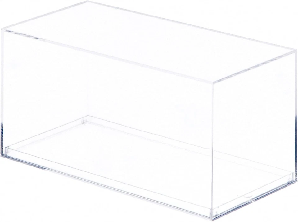 Plastics 083C Clear Plastic Display Case for 1:32 Scale Cars, 8" W X 3.75" D X 3 - Image 1 of 4