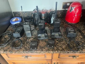 2 x Motorola p110 Radius Two Way Radios with Chargers and equipment - Picture 1 of 5