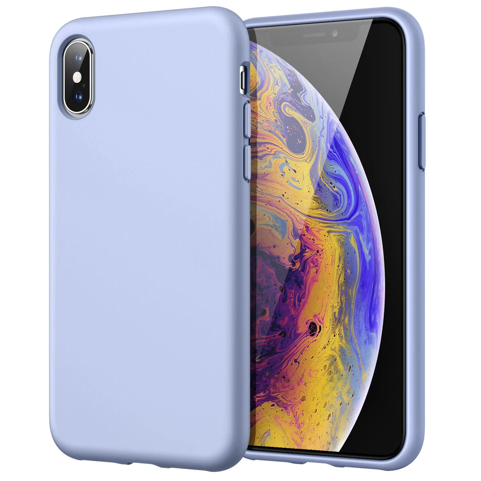 JETech Silicone Case for iPhone X/XS 5.8-Inch, Silky-Soft Touch Full-Body Case - Image 1 of 1