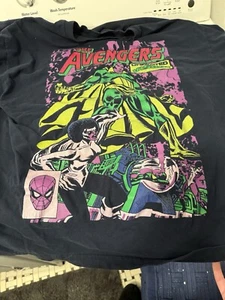 Avengers Vision Black 2X T Shirt 2010 100% Cotton Marvels - Picture 1 of 5