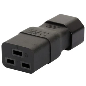 XT-XINTE PDU PSU APC UPS IEC C14 Male to C19 Adapter Computer Server Converter - Picture 1 of 6