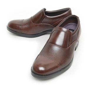Mocasines de cuero para hombre punta recta perforada aumento plantilla marrón Corea EE. UU. 6 - 10 - Imagen 1 de 10