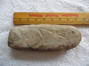 Indianer große 8" Steinaxt Hummerkopf Pfeilspitzen Artefakt - Bild 1 von 4