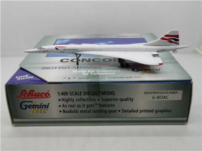 GeminiJets  1/400 British Airways Concorde G-BOAC DIECAST Plane   Model - Image 1 of 4