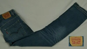 Fantastic Girls 28X28 Levi's 511 Faded Slim Fit Blue Jeans (Size 16R) - Picture 1 of 9