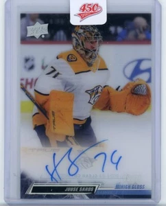 UD Clear Cut 2022/23 - High Gloss 08/10 - Juuse Saros - Picture 1 of 2