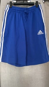 Adidas Shorts Boys Small Blue Outdoor Casual Lightweight Training Youth - Picture 1 of 5