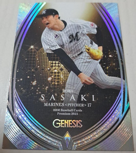 Roki Sasaki 2023 BBM GENESIS Holo Foil Parallel Card /50 #038 Next MLB