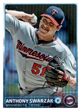 2015 Topps Rainbow Foil #128 Anthony Swarzak NM-MT Twins