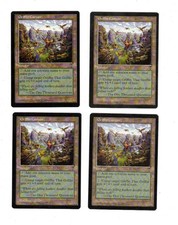 Griffin Canyon X 4 Visions Magic the Gathering MTG MP/Played
