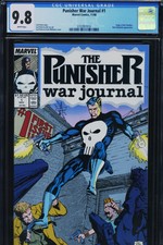 PUNISHER WAR JOURNAL #1 - CGC-9.8, WP - Origin Punisher - Lee