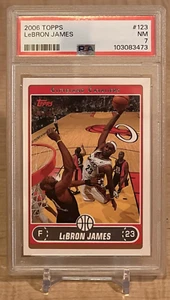 2006 Topps LeBron James #123 PSA 7 Cleveland Cavaliers - Picture 1 of 3
