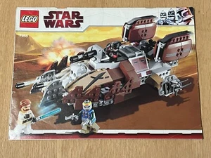 Lego Star Wars 7753 Tanque Pirata Guerras Clon Construcción - Manual de instrucciones solamente - Imagen 1 de 6