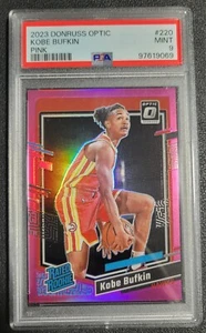Kobe Bufkin 2023 Donruss Optic Pink #/25 RC PSA 9 - Picture 1 of 2