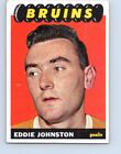 VINTAGE HOCKEY CARD 1965 topps BOSTON BRUINS ED JOHNSTON NO96