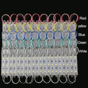 20pcs 3LED Module SMD 5050 RGB white Red Green Blue Yellow Sign Design DC12V - Picture 1 of 4