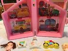 Dolly Pops Pink House Playset Lot 1979 Knickerbocker 3 Doll  11 Outfits Vintage