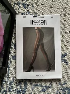 Wolford Tights Abigail,matt, hinten blickdicht, vorn transluzent, black Grösse M - Bild 1 von 7