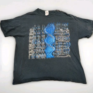 Vintage TNA Impact MATT MORGAN DNA of TNA Wrestling T-Shirt Blueprint Thrashed - Picture 1 of 14