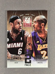 2013-14 Panini Elite Face 2 Face #2 Kobe Bryant Lebron James Lakers Heat - Bild 1 von 4