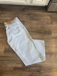 Vintage Levi's 560 Orange Tab Herrenjeans 36 x 34 blau locker spitz zulaufendes Bein Maße 34 x 32 - Bild 1 von 13