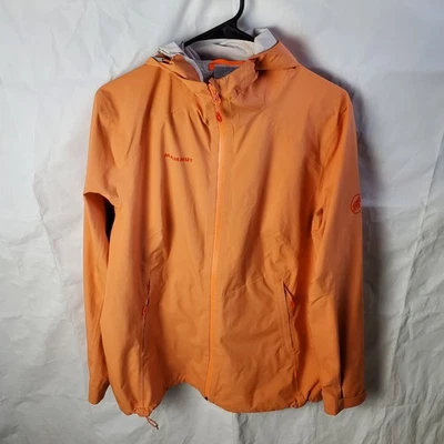 Chaqueta Mammut Para Hombre L Naranja Albula HS Con Capucha Softshell Cremallera Completa 914189-8-1-LAB Foto 1 de 4