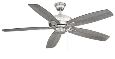 Wind Star 52" Ceiling Fan in Brushed Pewter by Savoy House - 52-830-5RV-187 - Image 1 of 4