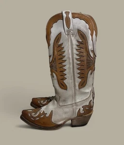 Freebird WILLIE Boots Western Bird Women’s Size 6 Cowgirl Handcrafted Leather - Picture 1 of 8