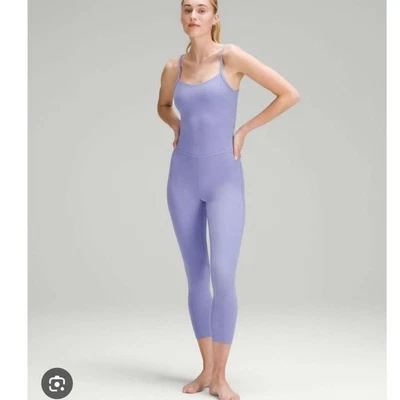 Body Lululemon Crossback Nulu Yoga 10 Mono Lavanda Oscura W1EICS 1 Pieza Foto 1 de 4