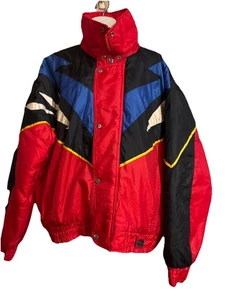 Herren Gr. XL Vintage Yamaha Sportswear’s Bomberjacke Reißverschluss und Knopfleiste - Bild 1 von 22