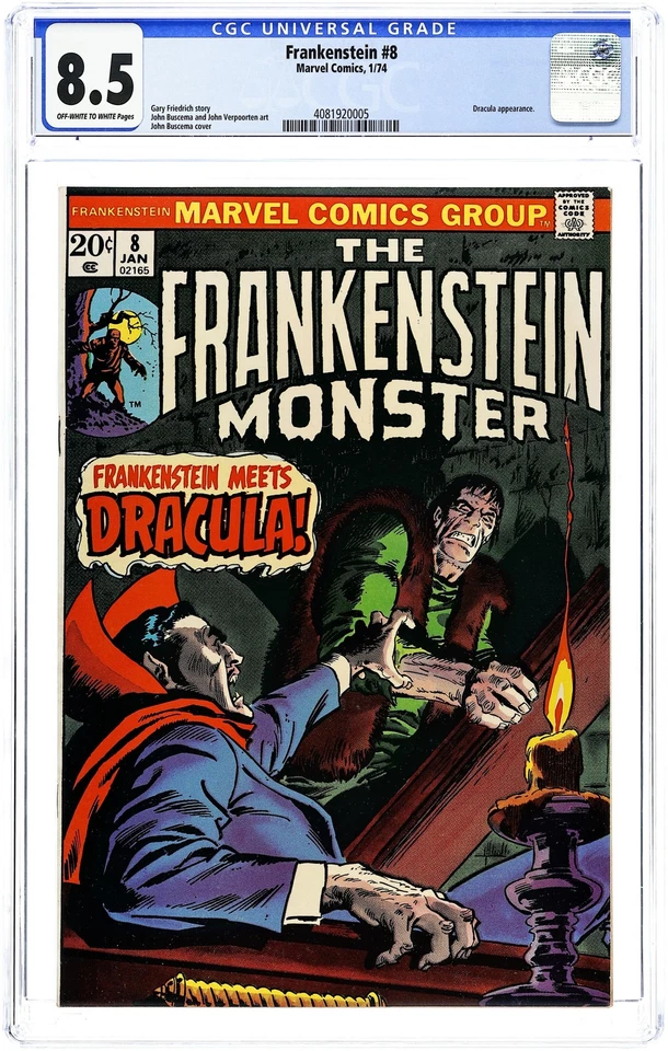 Frankenstein #8 CGC 8.5 1974 4081920005 - Image 1 of 2