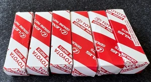 Six (6X) OEM Toyota Lexus Denso Iridium SK20R11 90080-91180 Spark Plugs Set - Picture 1 of 2