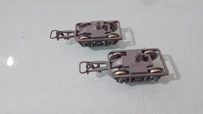 JOUEF HO. DEUX BOGIES GRIS TYPE Y16 CLIPSABLE ESSIEUX METAL  - Photo 1/4