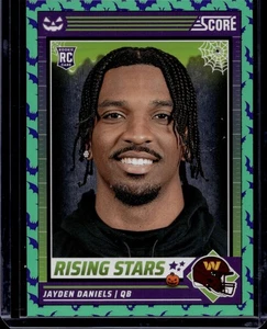 Jayden Daniels 2024 Panini Score-A-Treat #26 Rising Stars Green RC - Bild 1 von 2