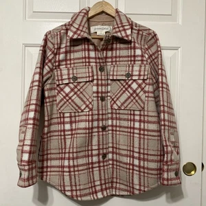 Treasure & Bond Winter Shacket Overshirt Jacke Damen Gr. M Karo Neu - Bild 1 von 10