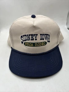 Vintage Sidney Iowa PRCA Rodeo Snapback Hat Cap - Picture 1 of 8