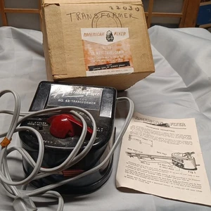 Vintage 50er Jahre A. C. Gilbert American Flyer Nr. 4B Spielzeug Trafo - Bild 1 von 9