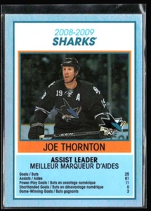 2009-10 O-Pee-Chee Team Checklists Joe Thornton #TC25 H3R2G - Picture 1 of 2