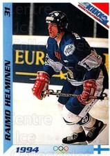 1994 Finnish Jaa Kiekko #31 Raimo Helminen